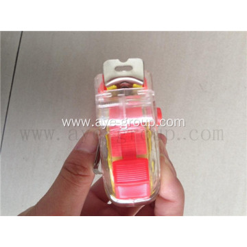 Transparent plastic measuring tape 7.5mx25ft 5m x 19mm